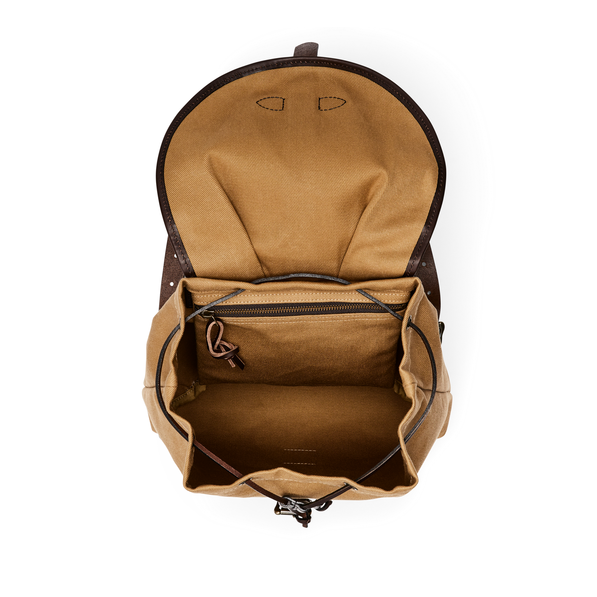 FILSON ブラウン バッグ Rugged Twill Drawstring Backpack | Filson