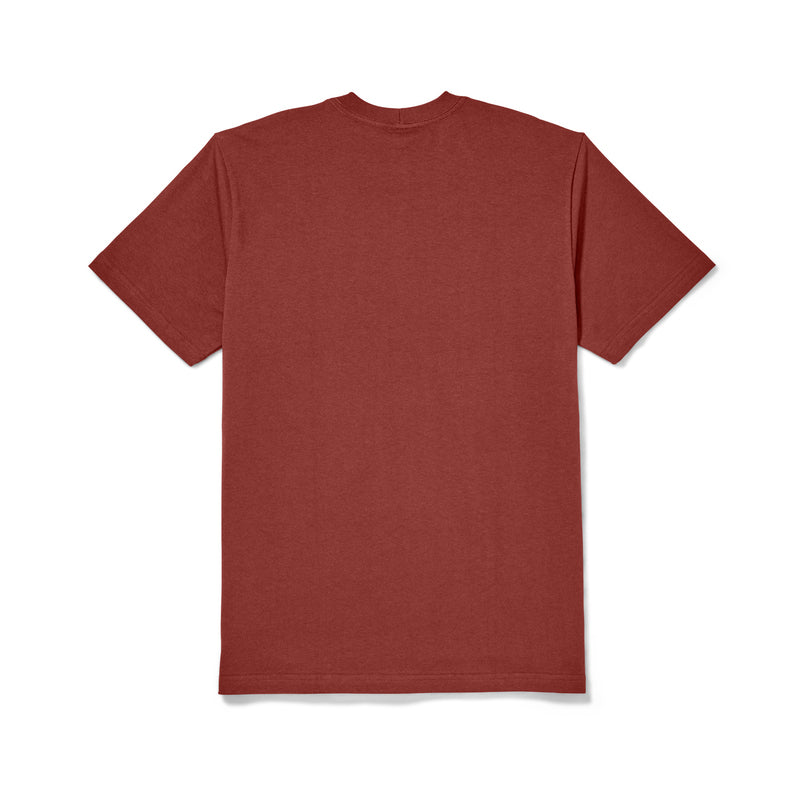 S/s Outfitter Graphic T-shirt - Brick Red (salmon)