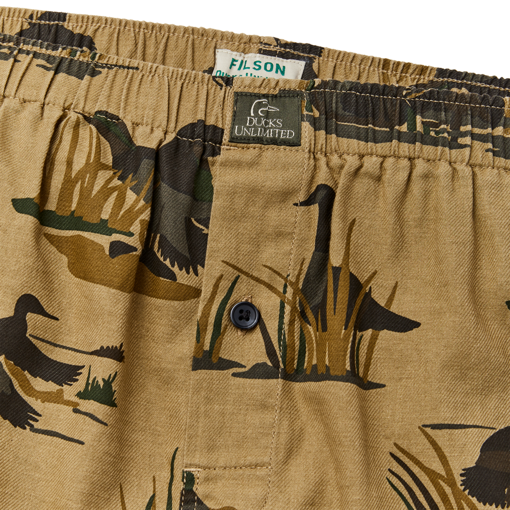 Alternate view of the Filson Ducks Unlimited Scout Shorts - Waterfowl Print
