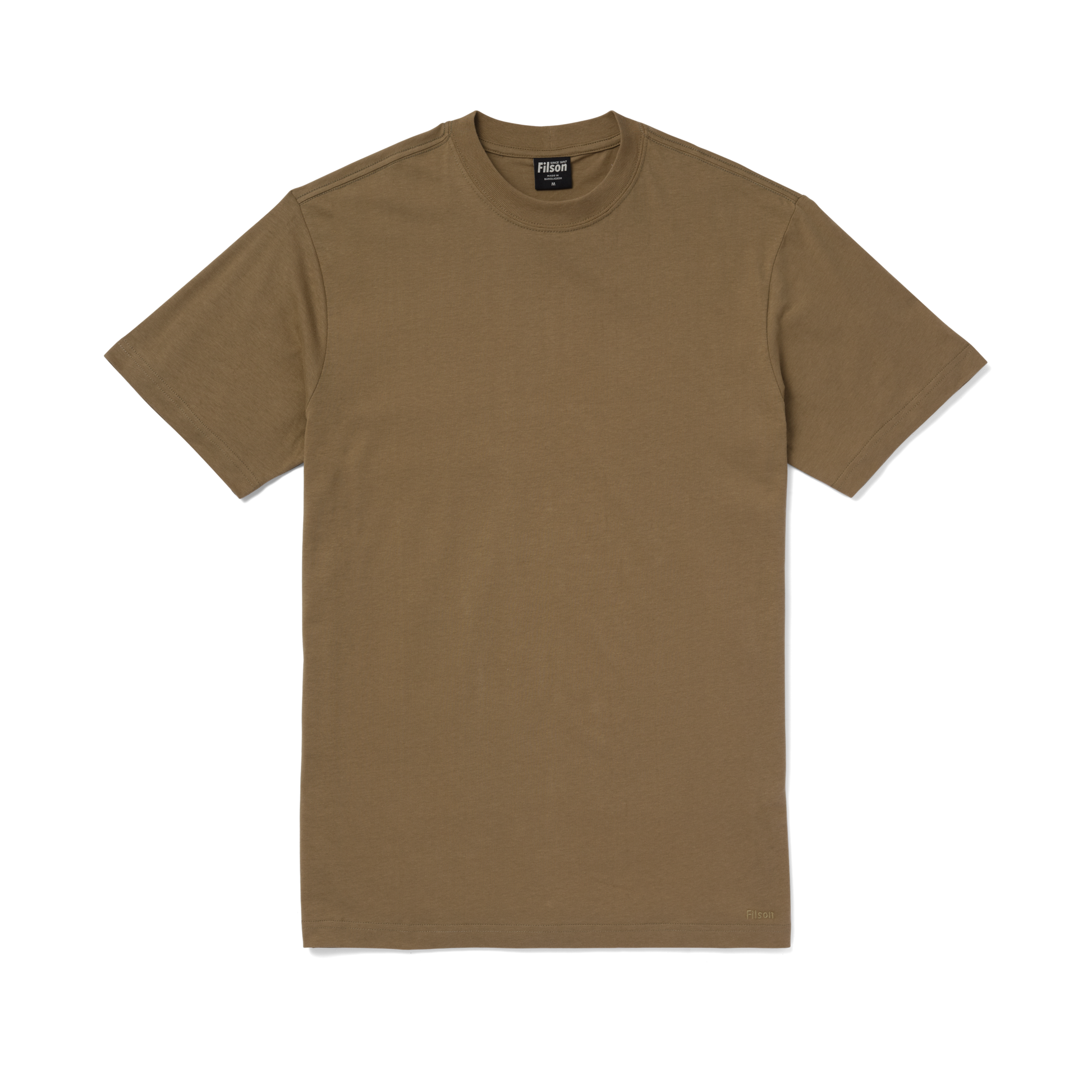 Front-facing image of the Filson Ranger Solid T-shirt - Rugged Tan