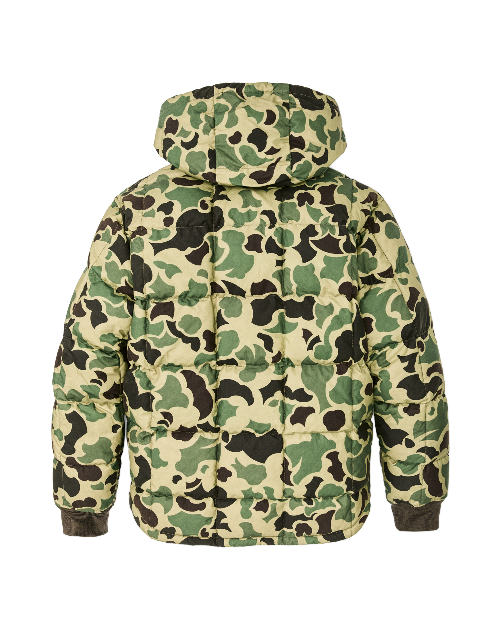 Waxed Down Jacket - Tundra Shrub Camo