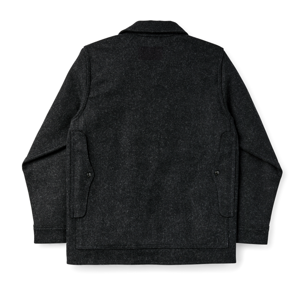 Alternate view of the Filson Mackinaw Wool Cruiser Jacket - Charcoal / Solid
