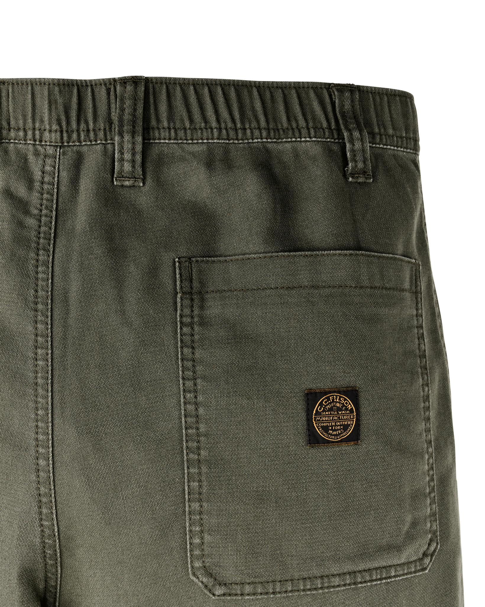 Clarkston Double Front Pants - Surplus Green