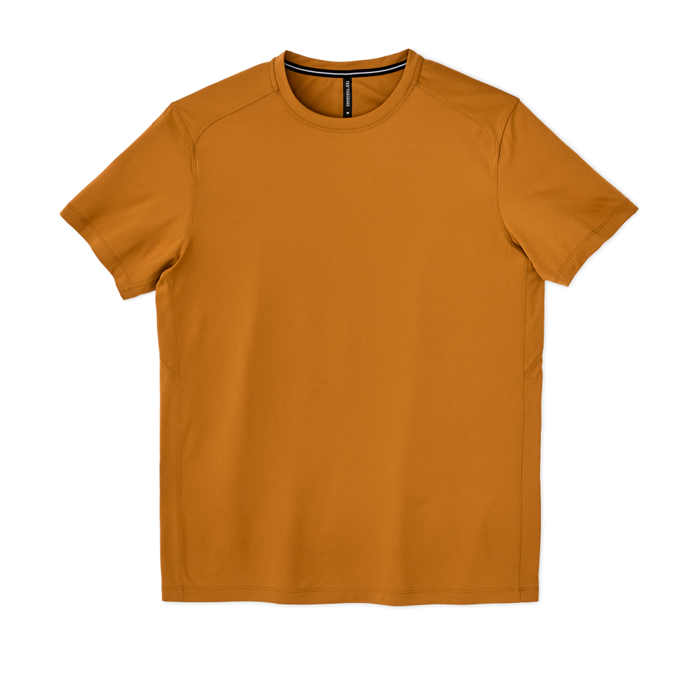 Front-facing image of the Filson Filson X Ten Thousand Tactical Shirt - Buckthorn Brown