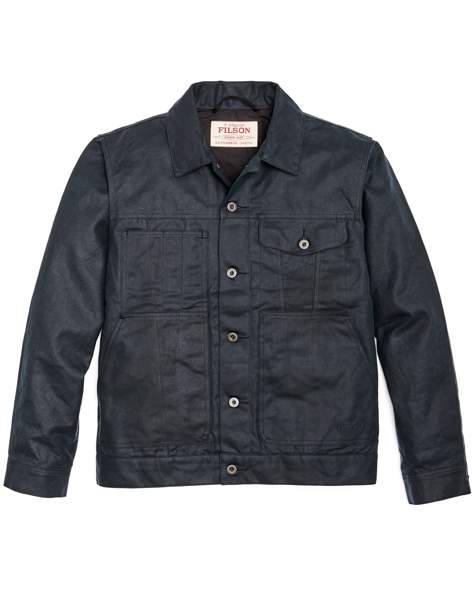 Tin Cloth Short Lined Cruiser Jacket | Filson Tin Cloth Short Lined Cruiser Jacket | Filson
