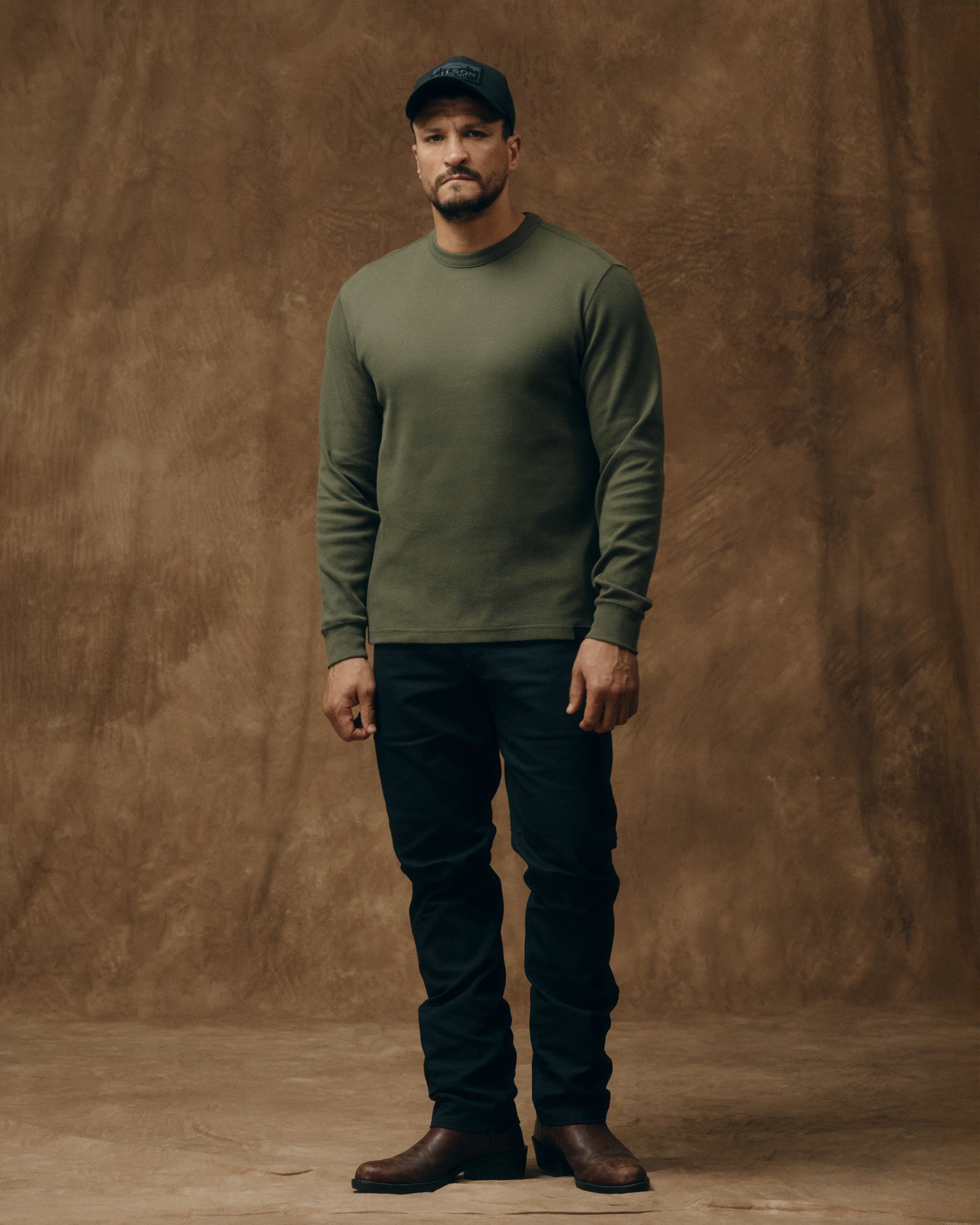 Samir is 6'2" wearing a size Medium