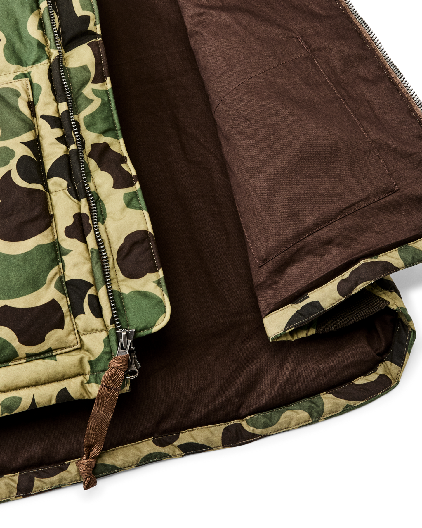 Waxed Down Vest - Tundra Shrub Camo
