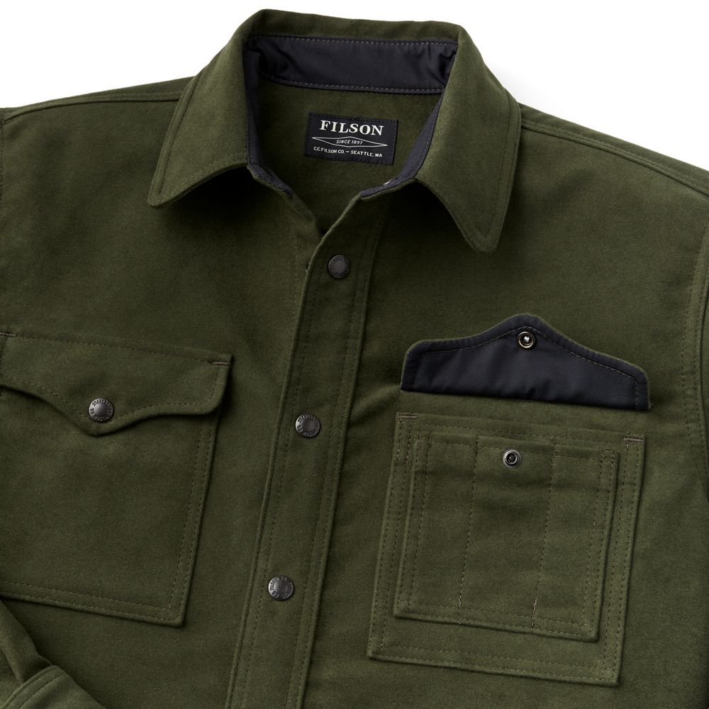 Alternate view of the Filson Moleskin Jac-shirt - Dark Olive