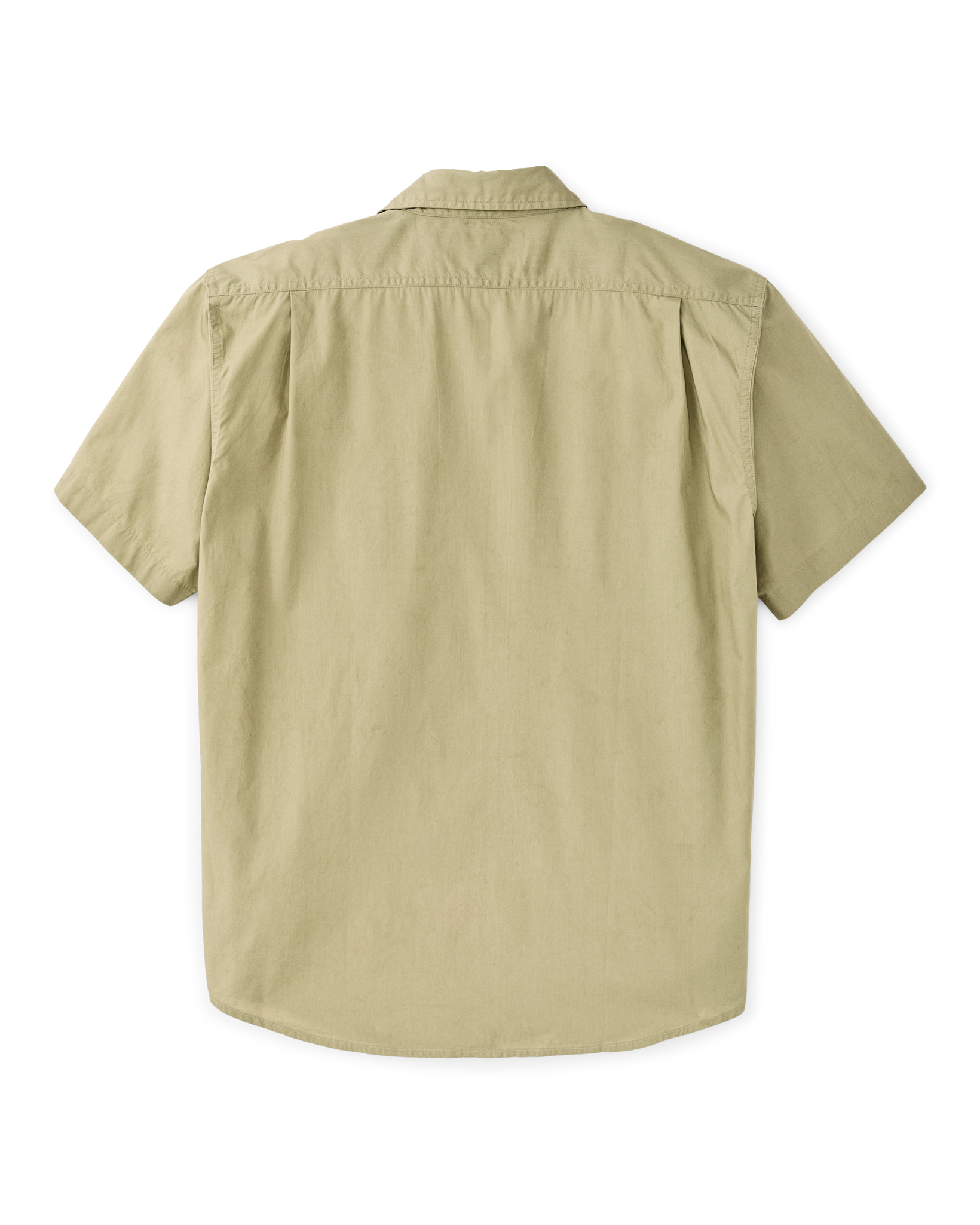 Alternate view of the Filson Filson's Washed Short Sleeve Feather Cloth Shirt - Lakebed
