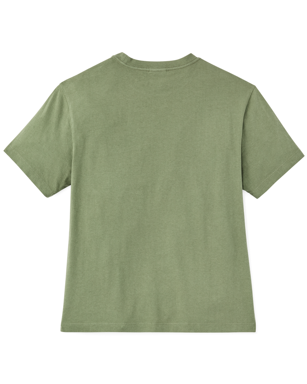 Women's Short Sleeve Pocket Tee - Washed Fatigue Green