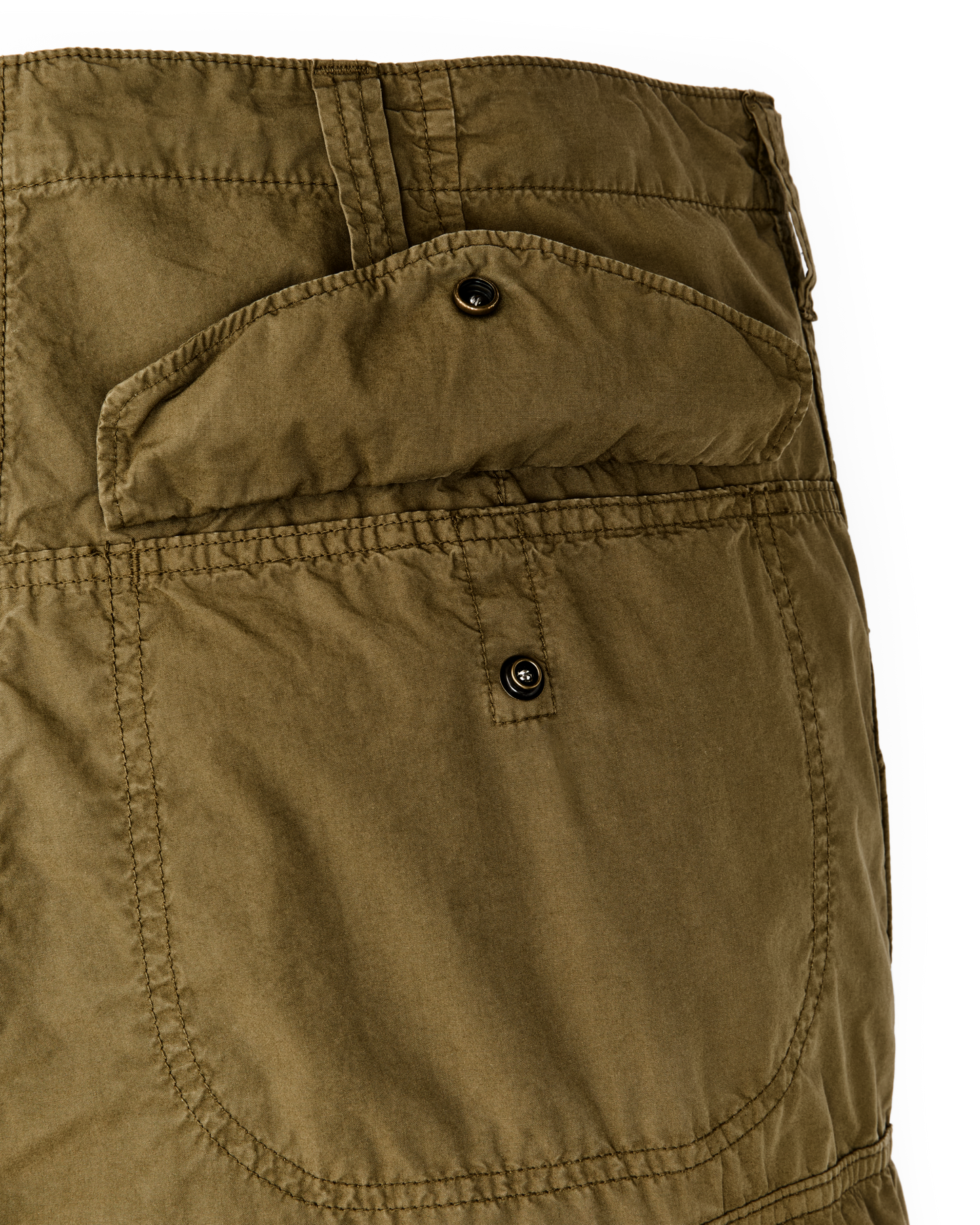 Tropical Poplin Cargo Pants - Military Olive