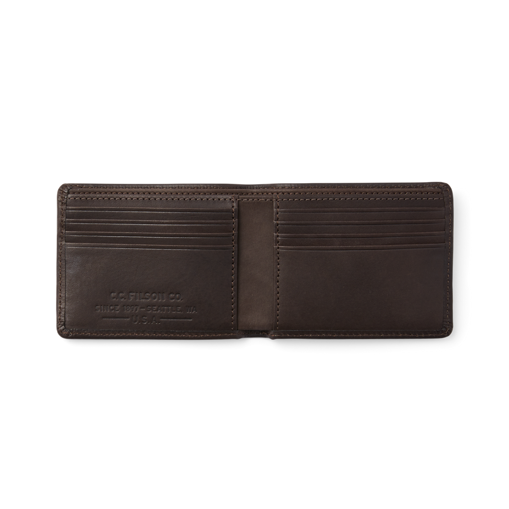 Alternate view of the Filson Waxed Rugged Twill Outfitter Wallet - Dark Wax Shrub Camo