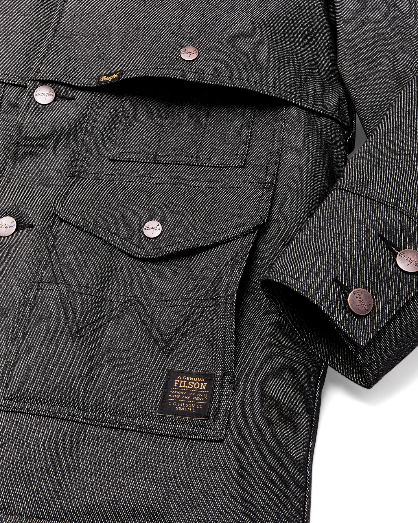Wrangler X Filson Packer Coat - Black