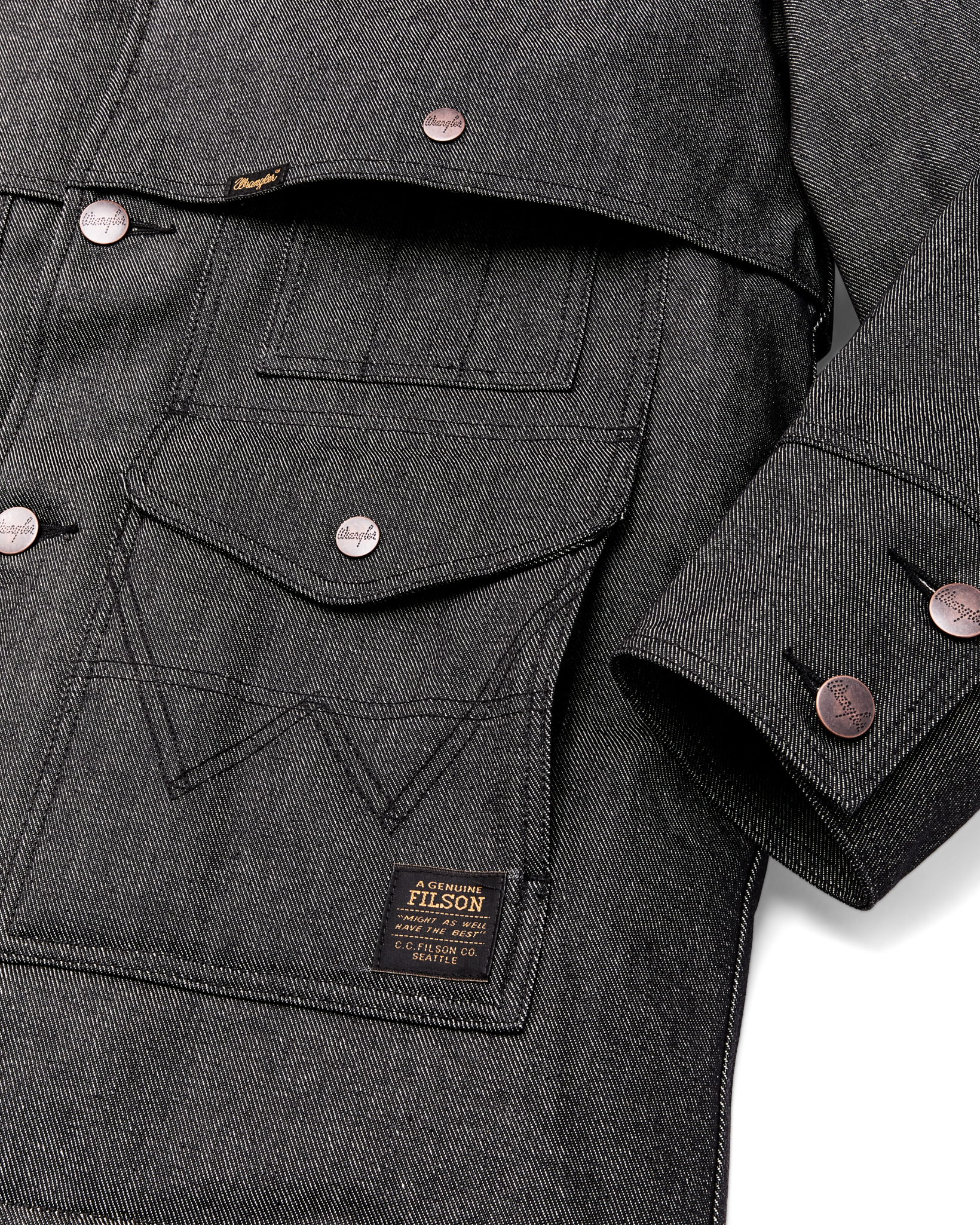 Wrangler X Filson Packer Coat - Black