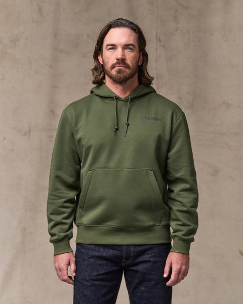 Scenic Graphic Hoodie - Surplus Green | Filson