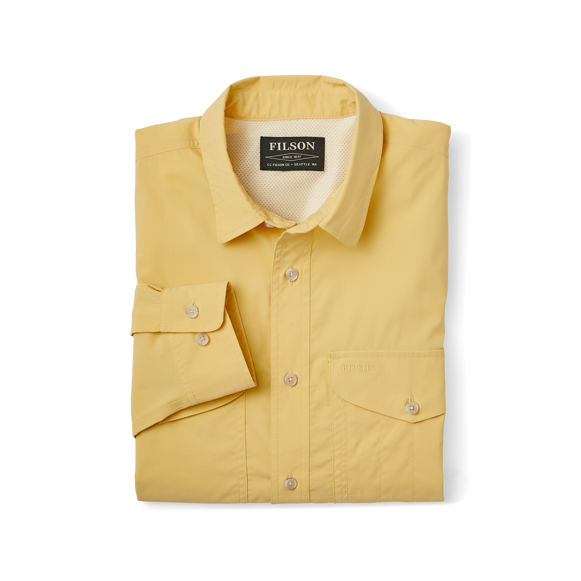 Alternate view of the Filson Twin Lakes Sport Shirt - Semolina