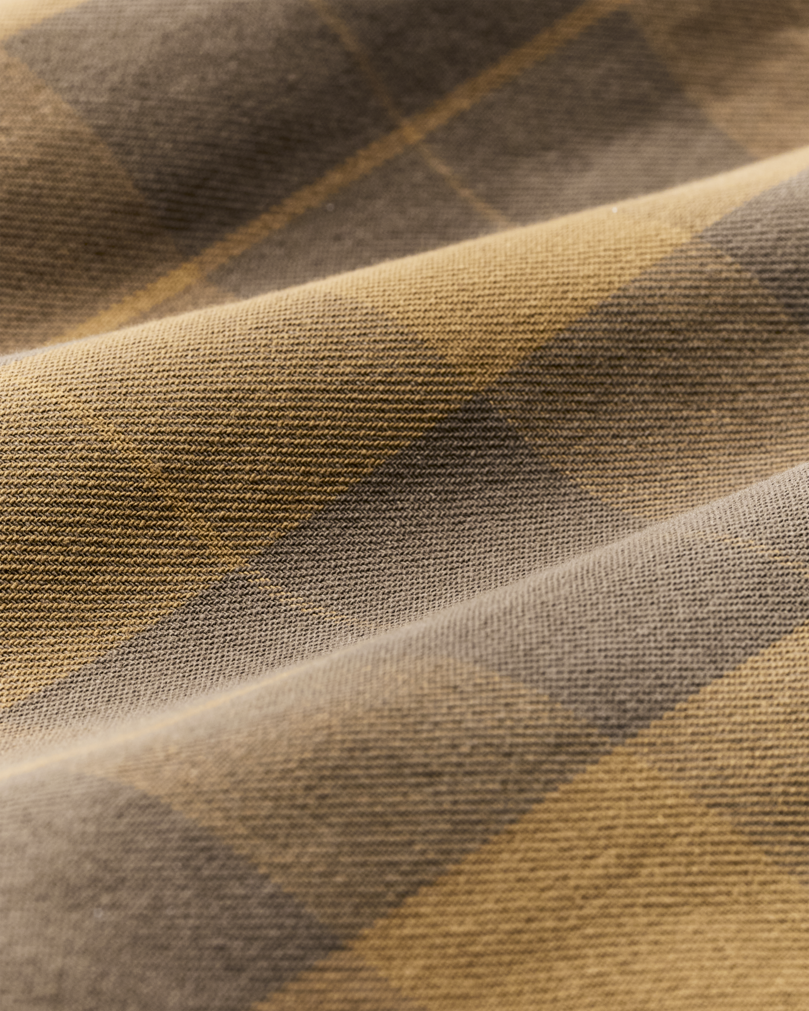 Vintage Wash Alaskan Guide Shirt - Light Brown / Ochre Plaid