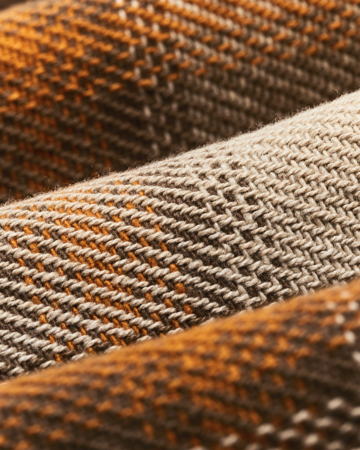Alternate view of the Filson Deer Island Jac-shirt - Orange / Brown Shadow Plaid