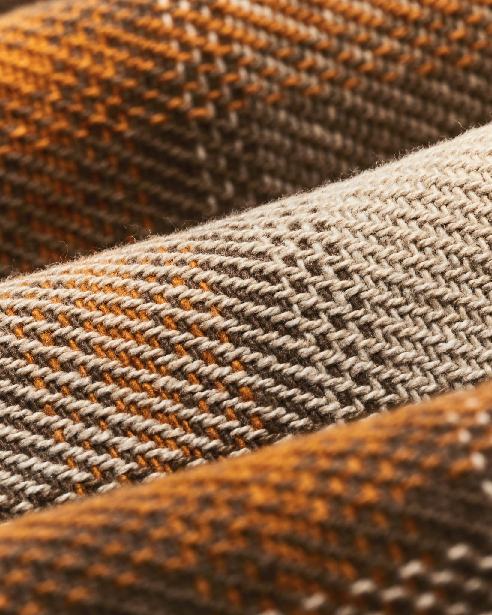 Alternate view of the Filson Deer Island Jac-shirt - Orange / Brown Shadow Plaid