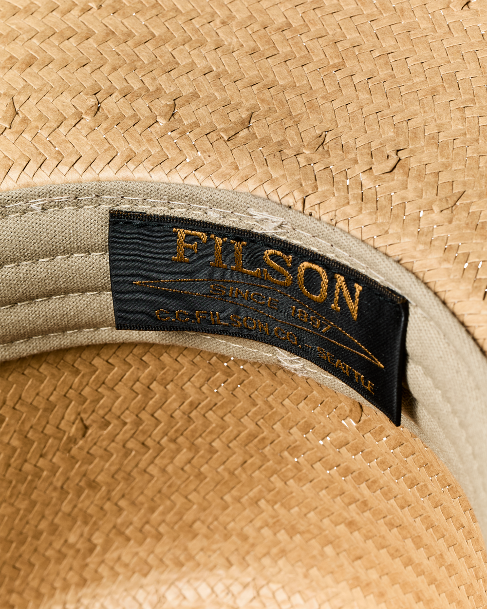Filson X Stetson Straw Baler Hat - Sand