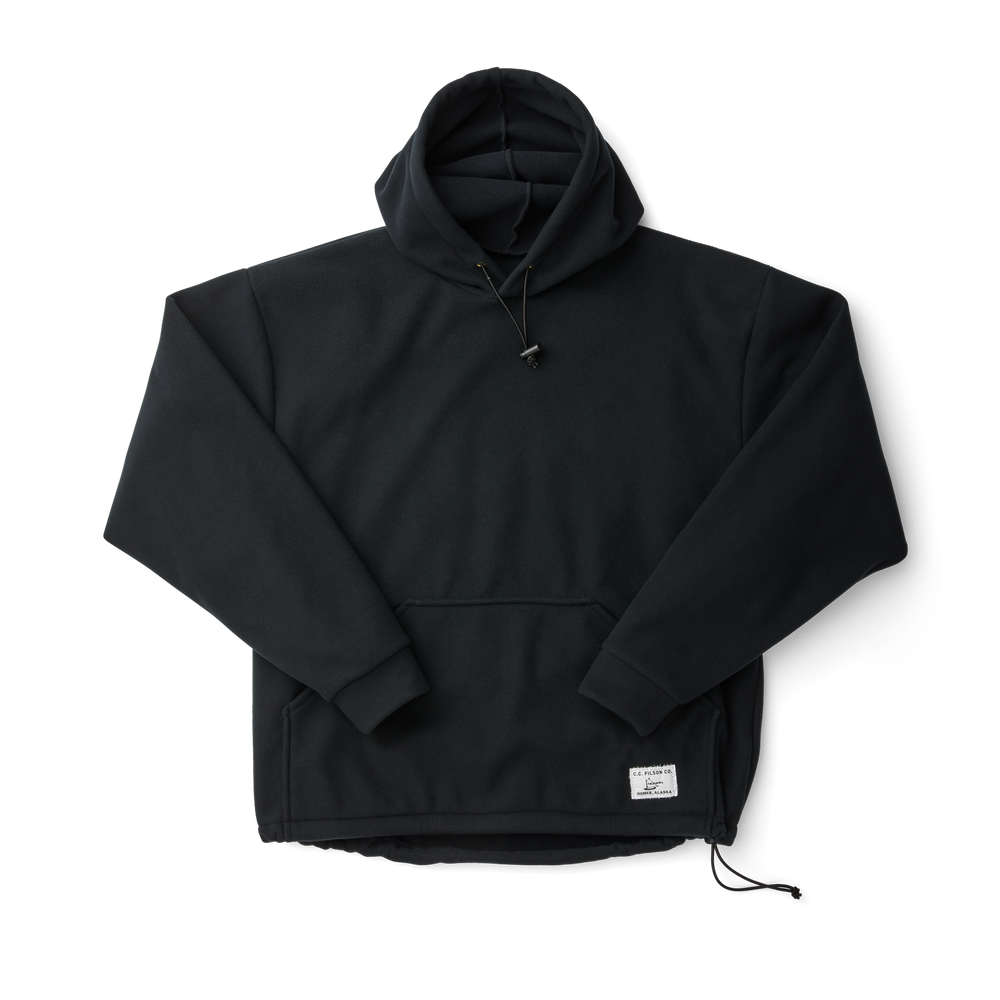 Front-facing image of the Filson Filson X Nomar Dutch Harbor Hooded Sweatshirt - Black