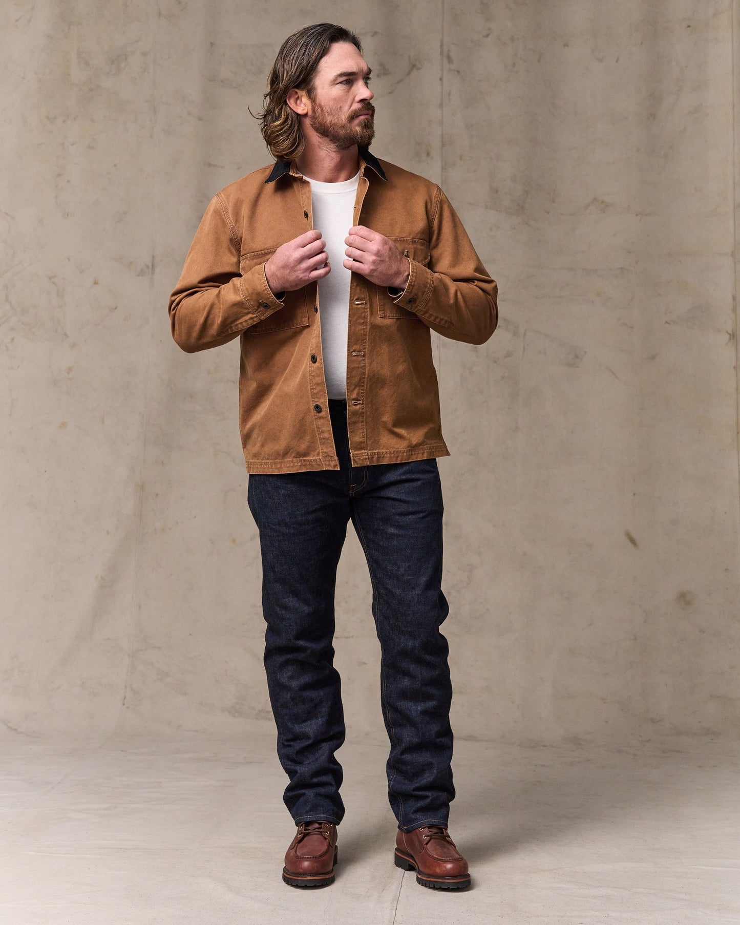 Rustic Canvas Jac-shirt - Whiskey