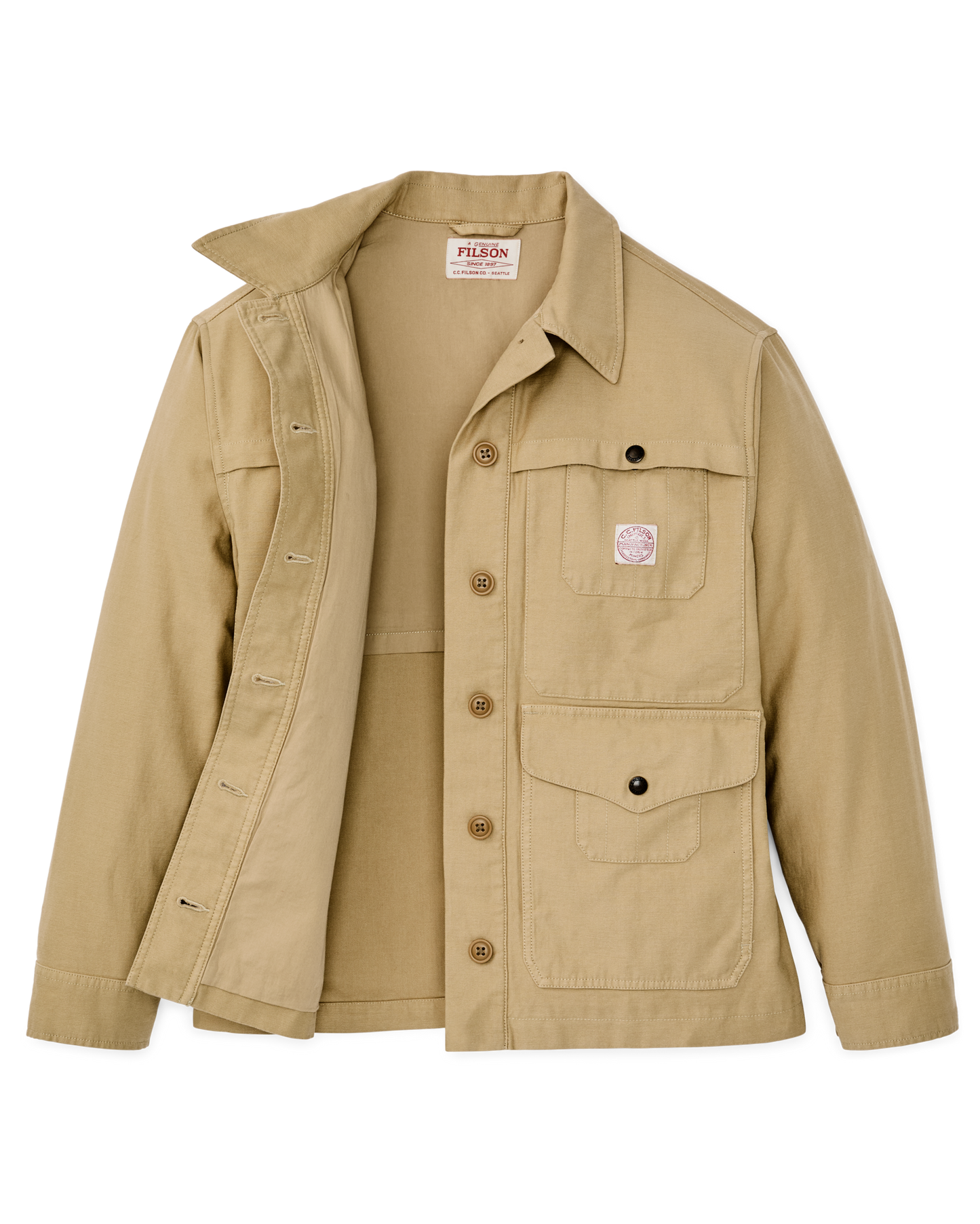 Women's Reverse Sateen Cruiser Jacket - Antique Khaki