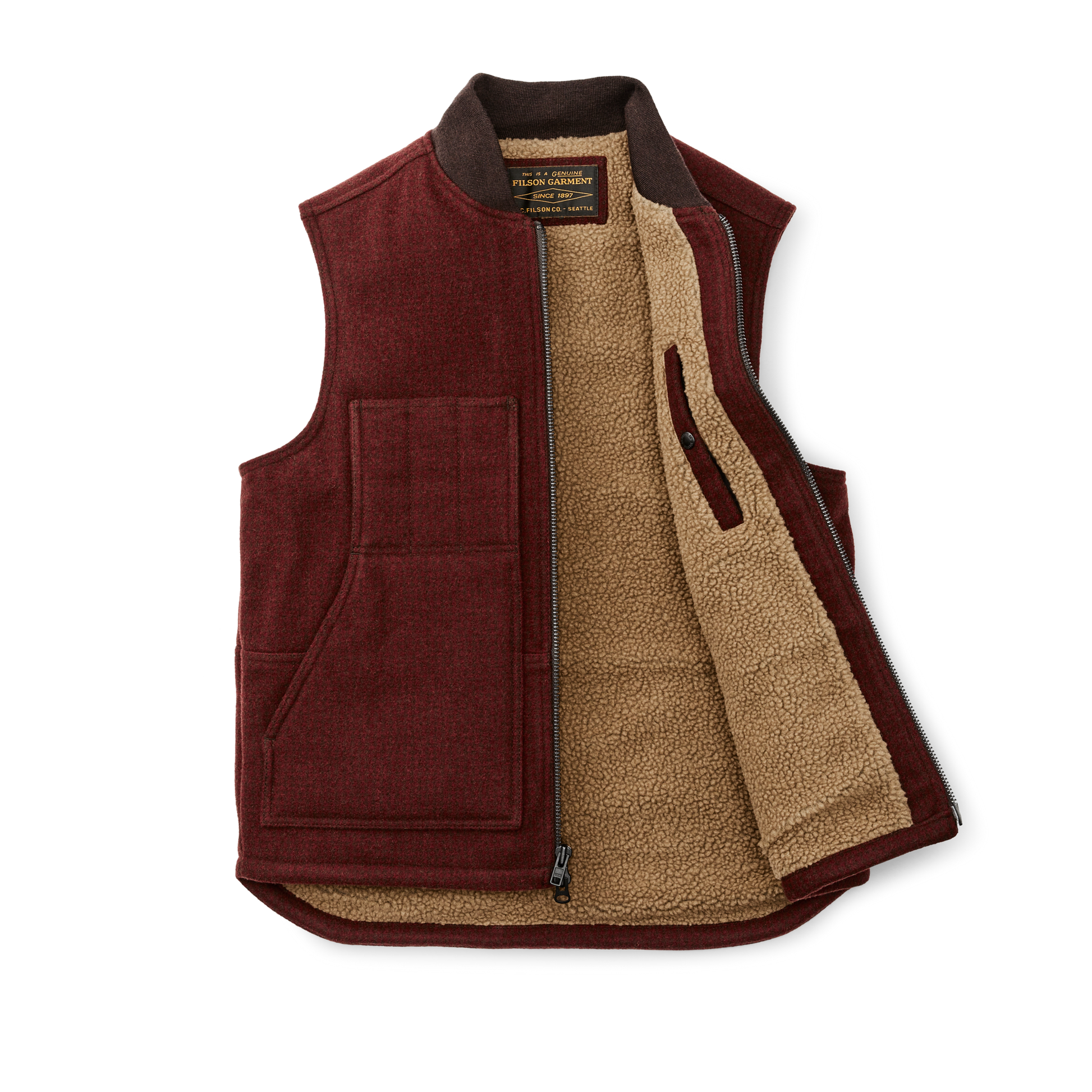 Lined Mackinaw Wool Work Vest | Filson Lined Mackinaw Wool Work Vest | Filson