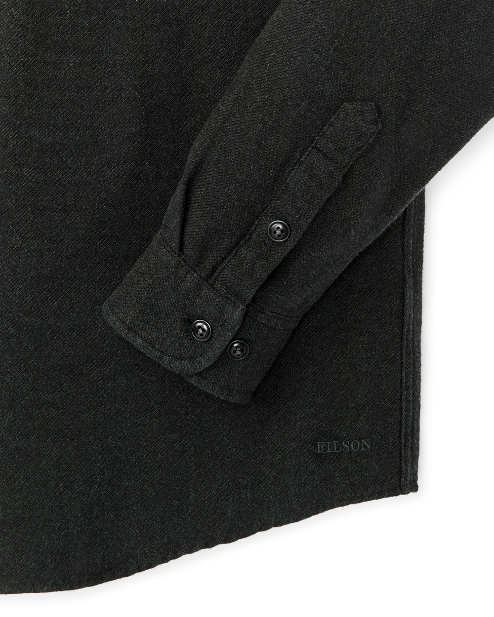 Rustic Flannel Shirt - Dark Moss Heather