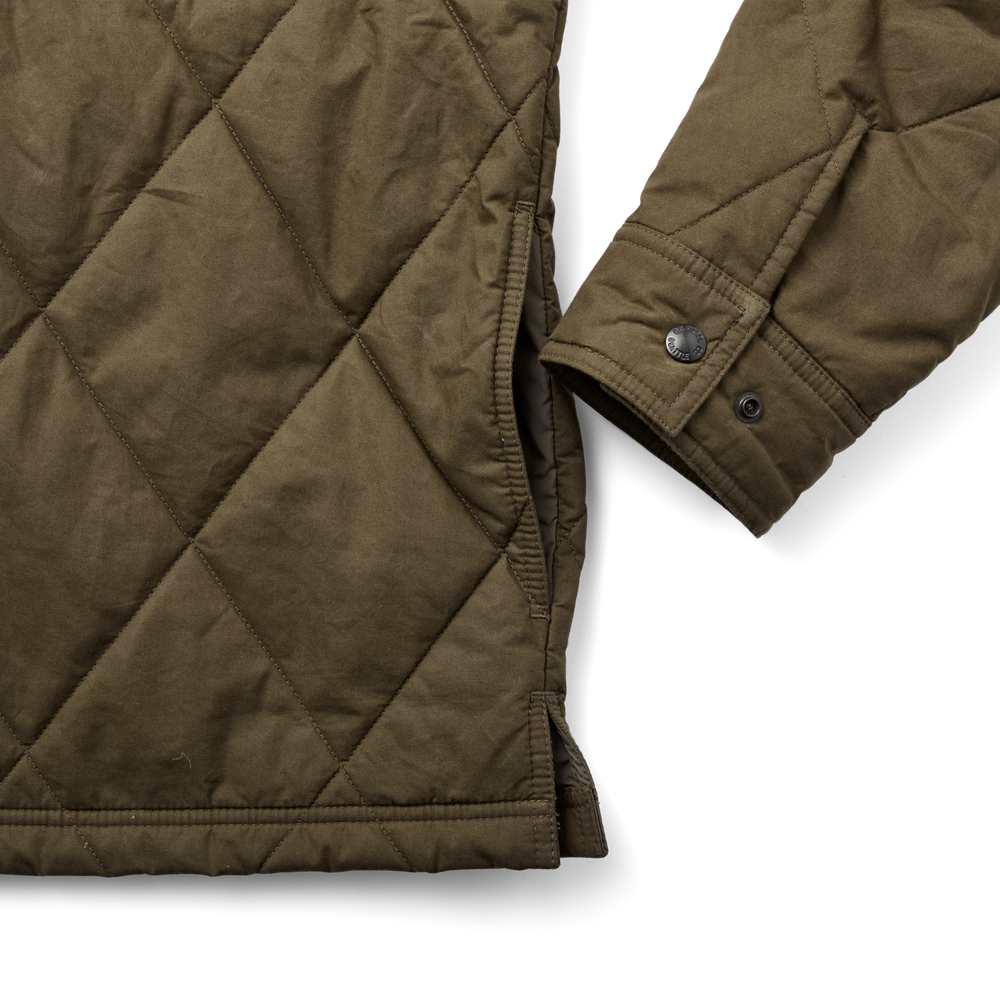 Alternate view of the Filson Hyder Quilted Jac-shirt - Marsh Olive