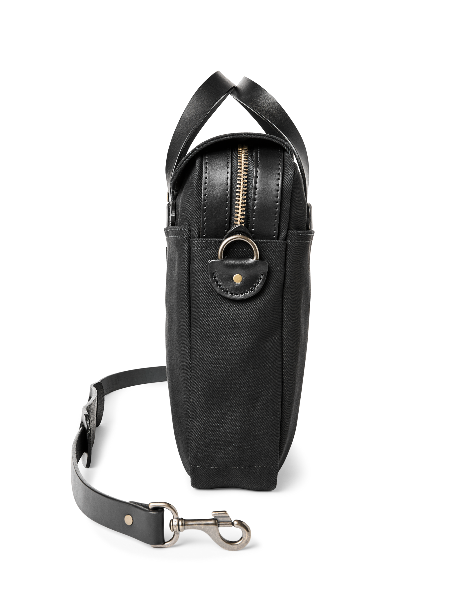 Rugged Twill Original Briefcase - Black | Filson Rugged Twill Original Briefcase - Black | Filson