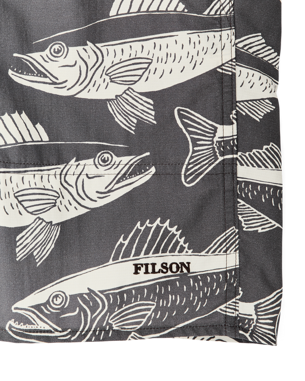 Oxbow Lake Trunks - Beluga Print
