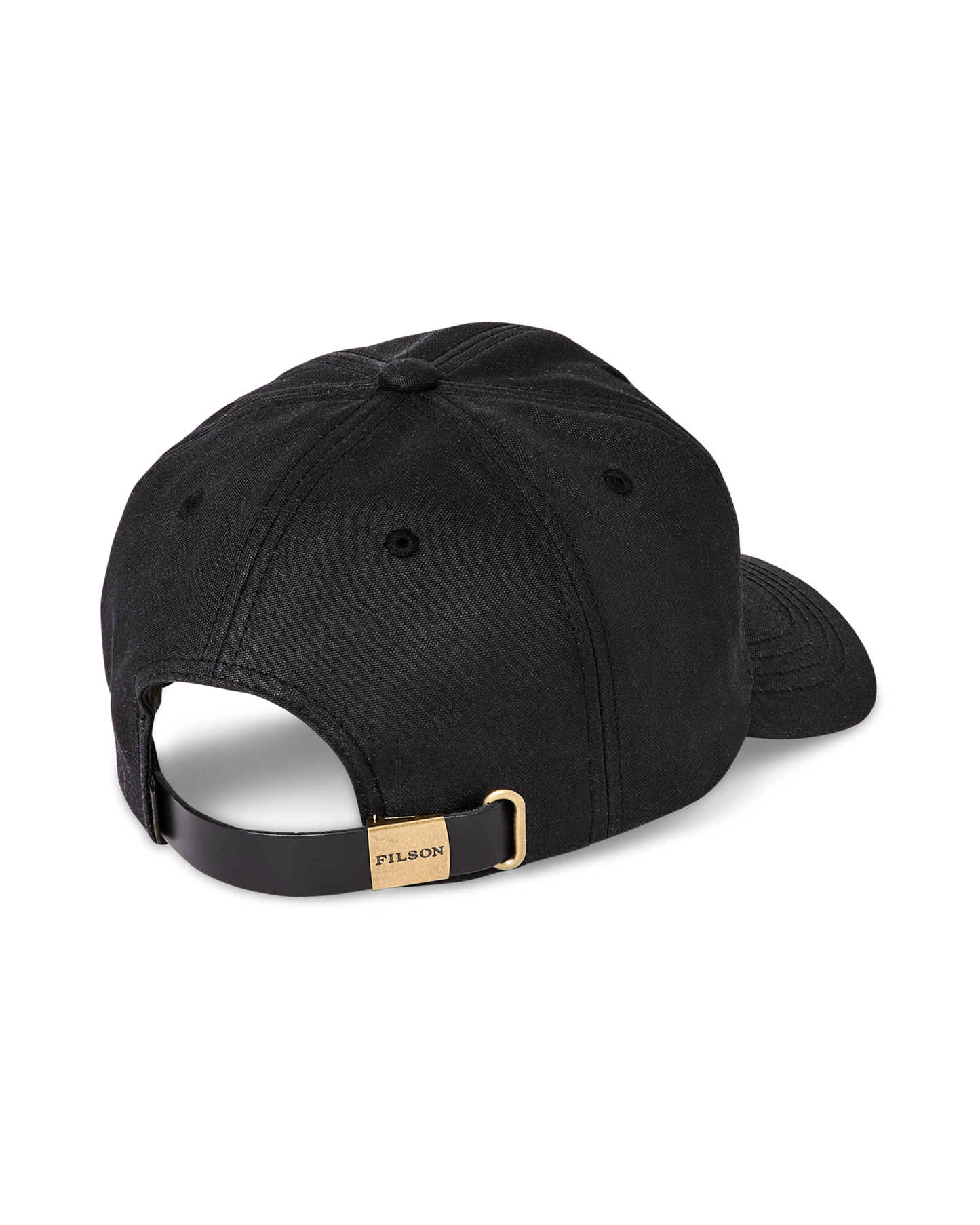 Waxed Low-Profile Logger Cap - Black | Filson