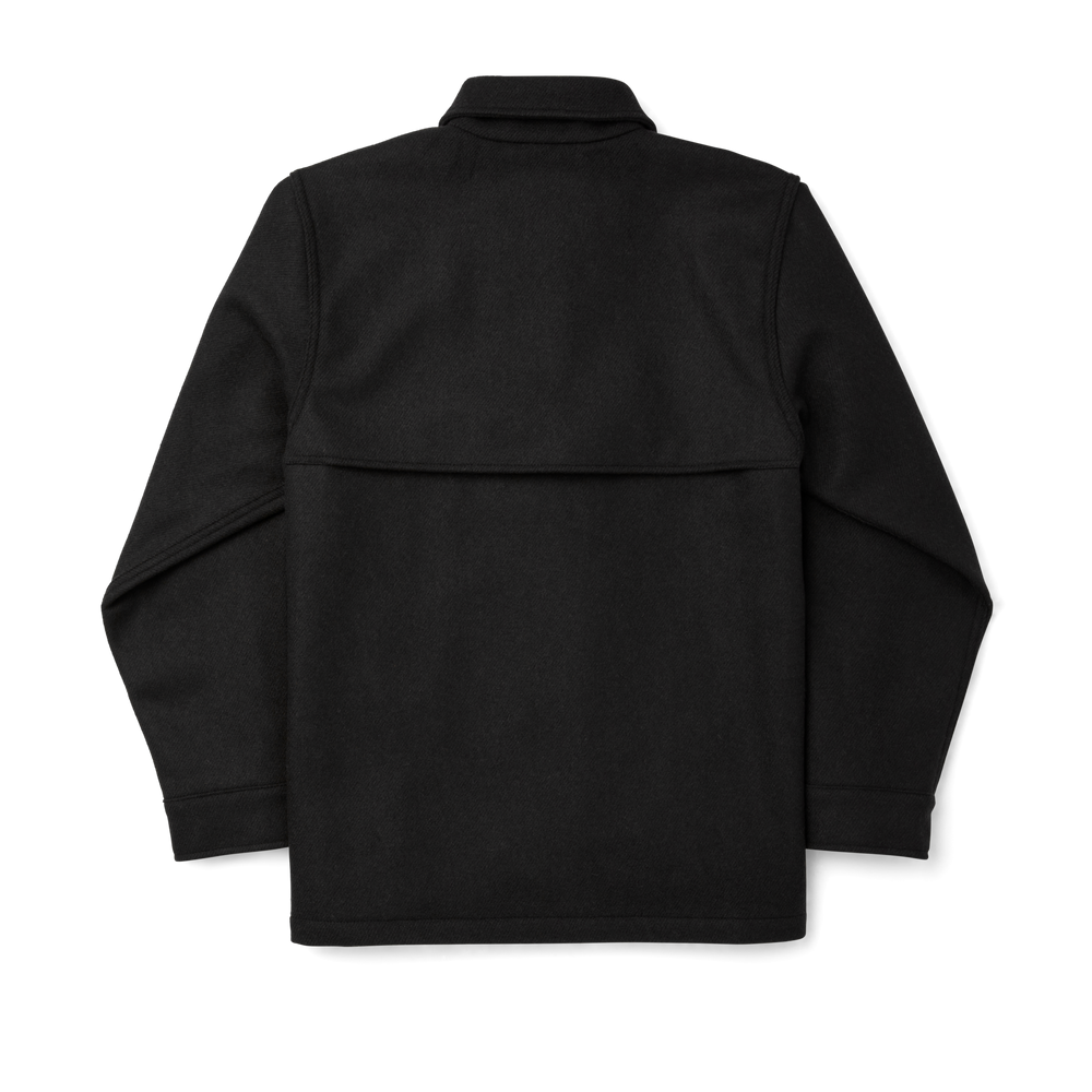 Alternate view of the Filson Wool Cape Coat - Brown / Black Twill