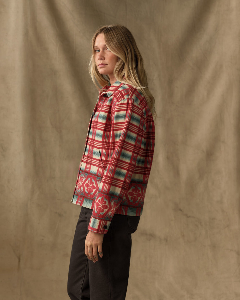 Women's Colchuck Short Jacket - Rust Multicolor