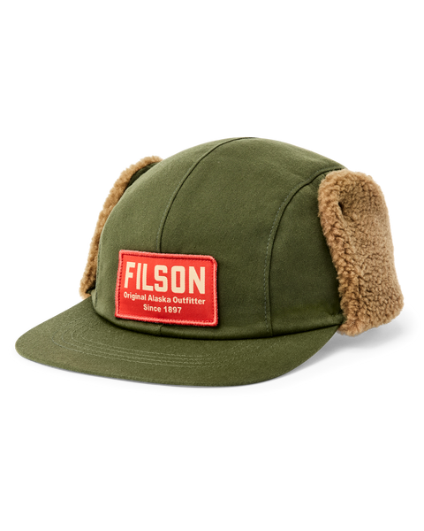 Fleece-Lined Flap Cap - Otter Green | Filson