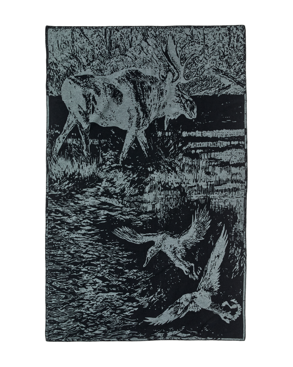 Cotton Blanket - Balsam Green / Marshlands