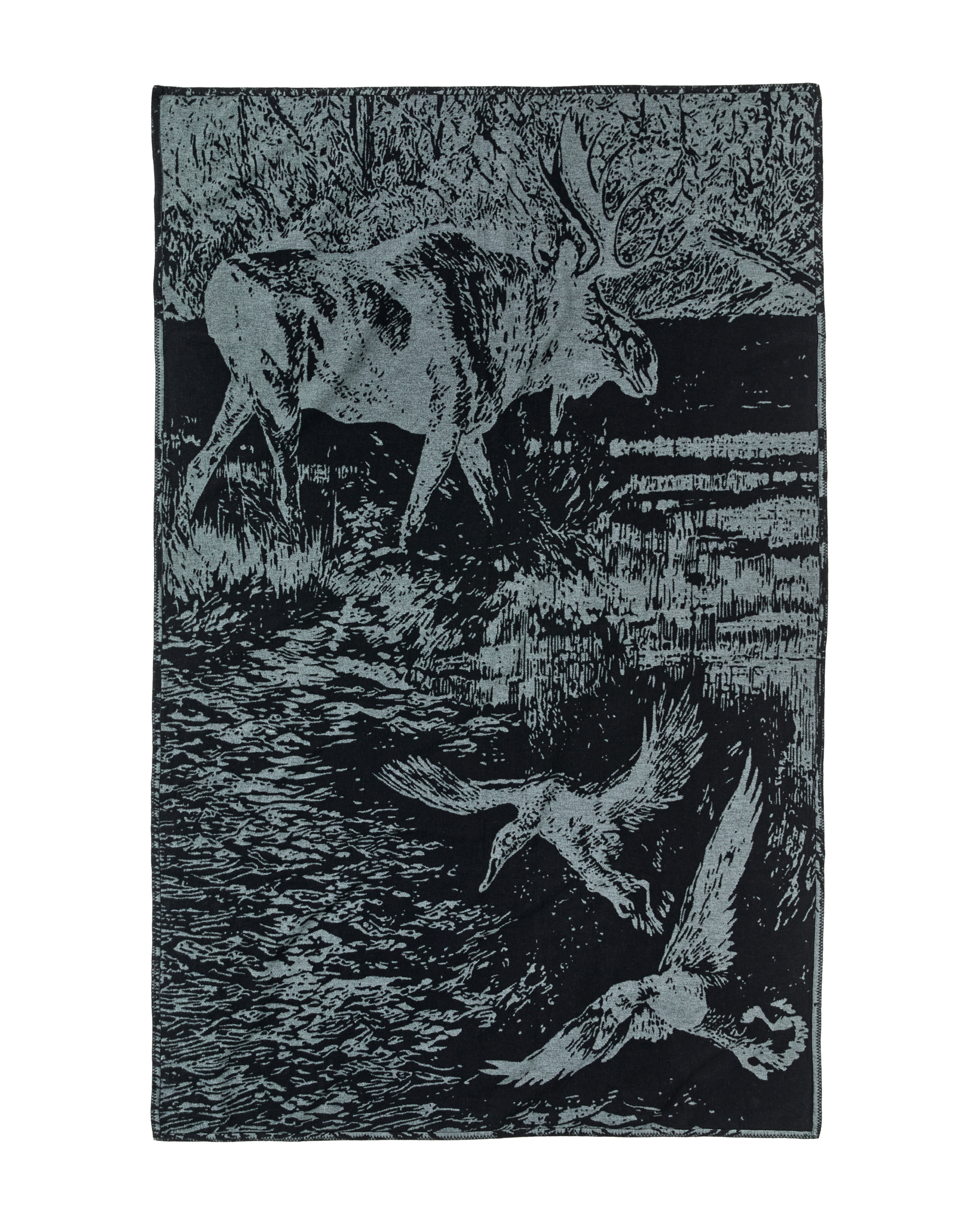 Cotton Blanket - Balsam Green / Marshlands