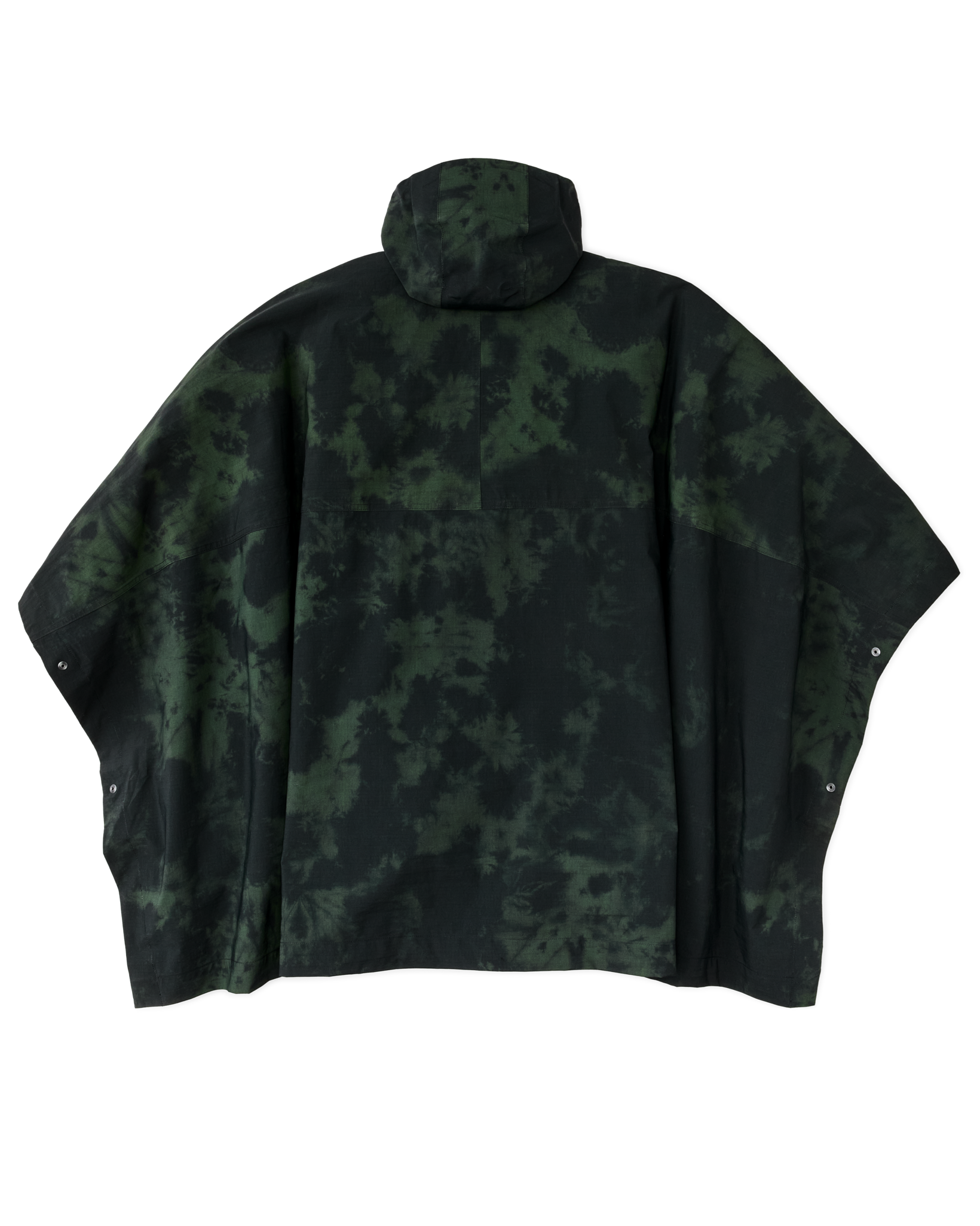 Alternate view of the Filson Filson X Housefly Swiftwater Rain Poncho - Dark Green Tie Dye