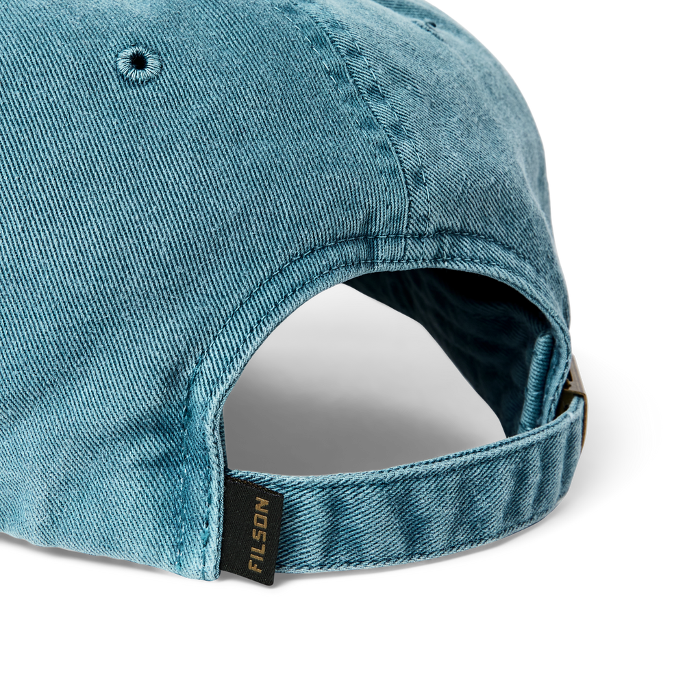 Alternate view of the Filson Washed Low-profile Logger Cap - Slate / Mallard