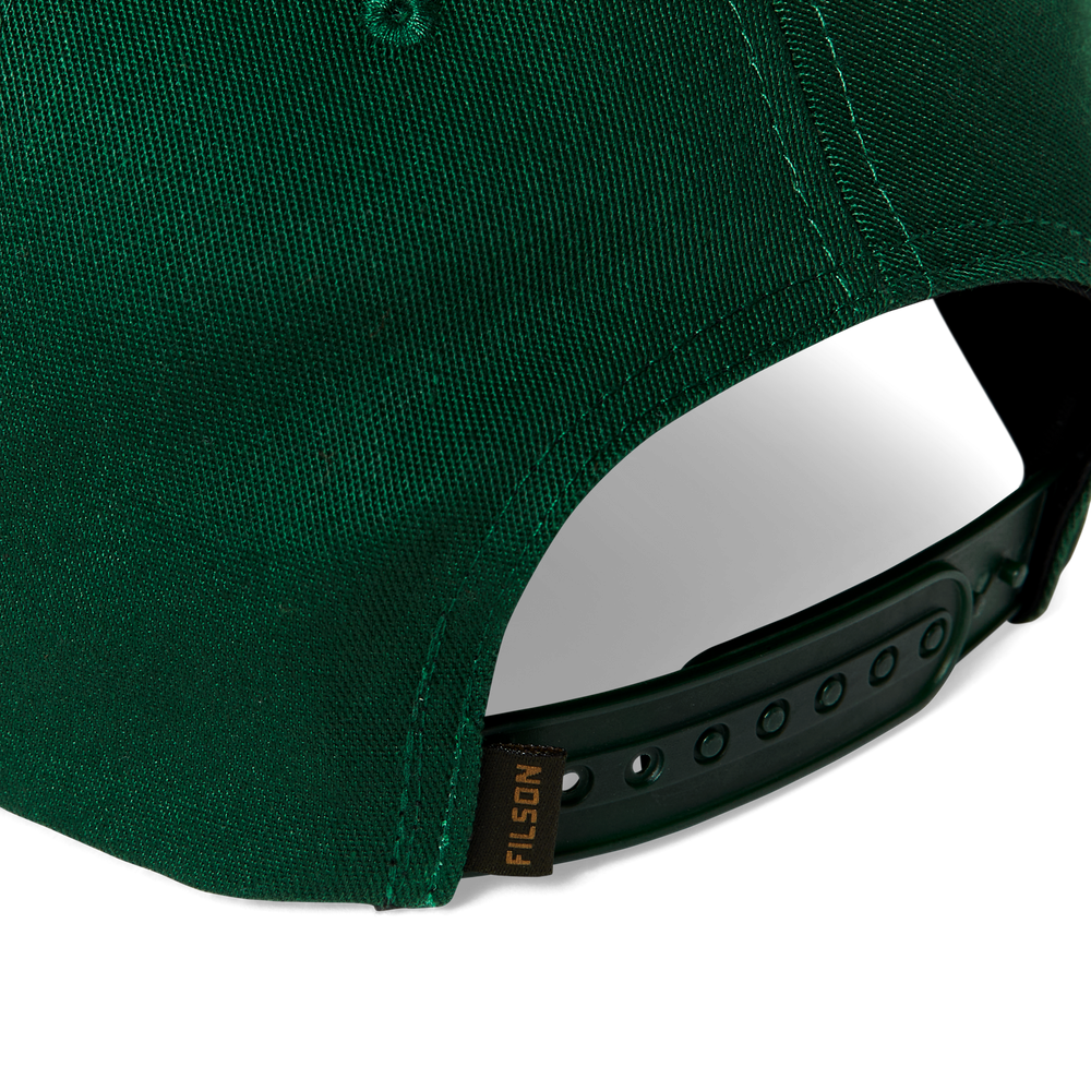 Alternate view of the Filson Harvester Cap - Spruce / Ribbon