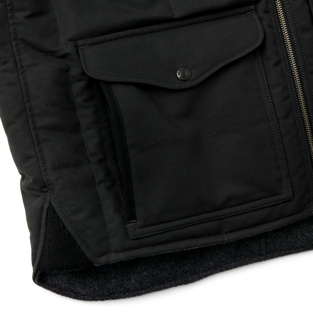 Alternate view of the Filson Buckland Down Vest - Charcoal