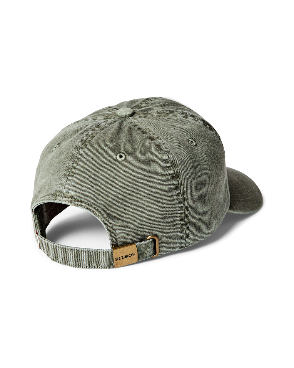 Alternate view of the Filson Washed Low-profile Logger Cap - Washed Olive