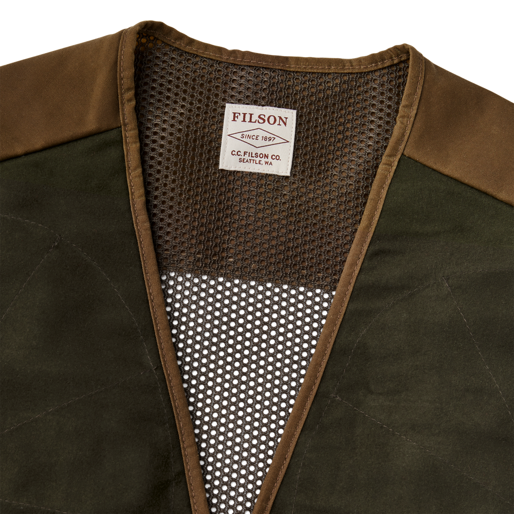 Alternate view of the Filson Lightweight Shooting Vest - Dark Tan