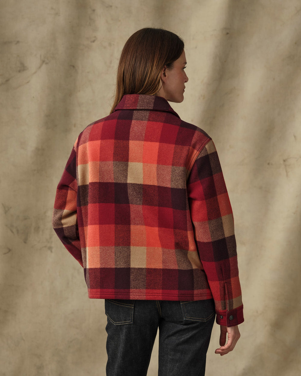 Women's Spokane Insulated Jacket - Red / Burgundy Plaid