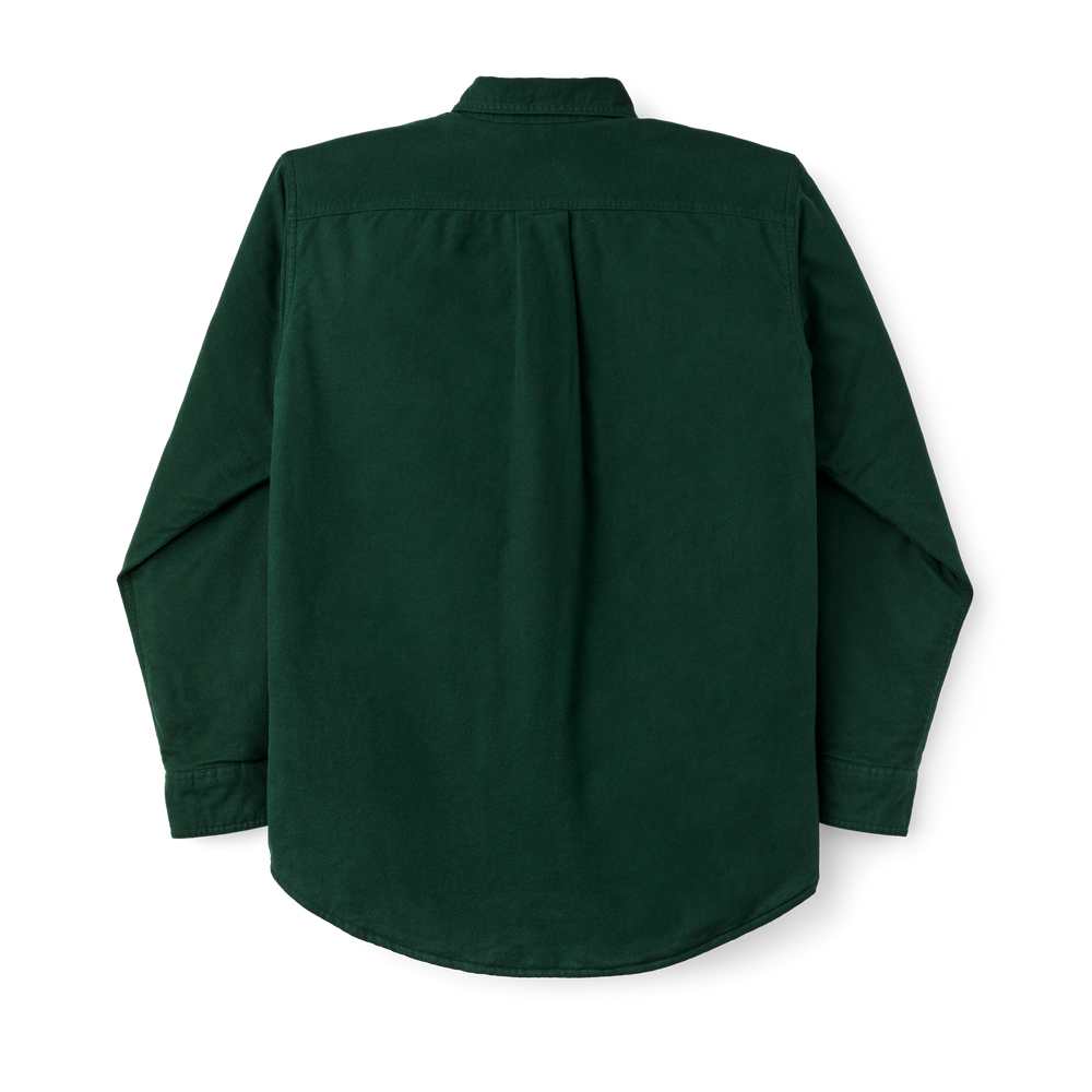Alternate view of the Filson Insulated Field Flannel Shirt - Dark Spruce