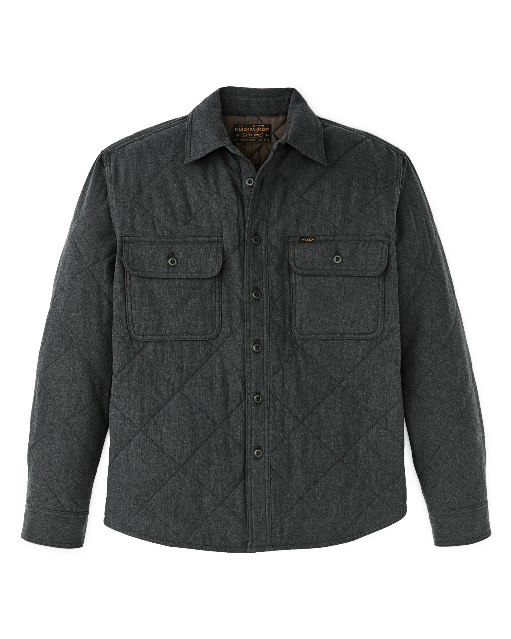 Insulated Flannel Shirt - Charcoal