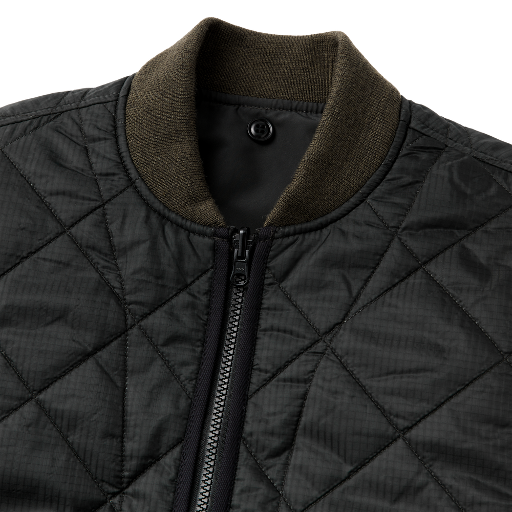 Alternate view of the Filson Eagle Plains Vest Liner - Charcoal / Black