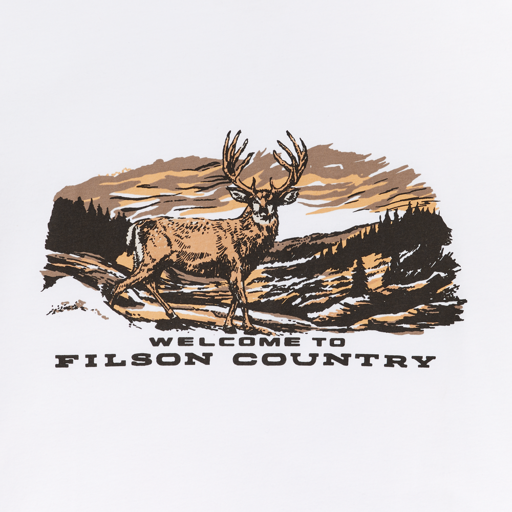 Alternate view of the Filson Buckshot T-shirt - White Stag