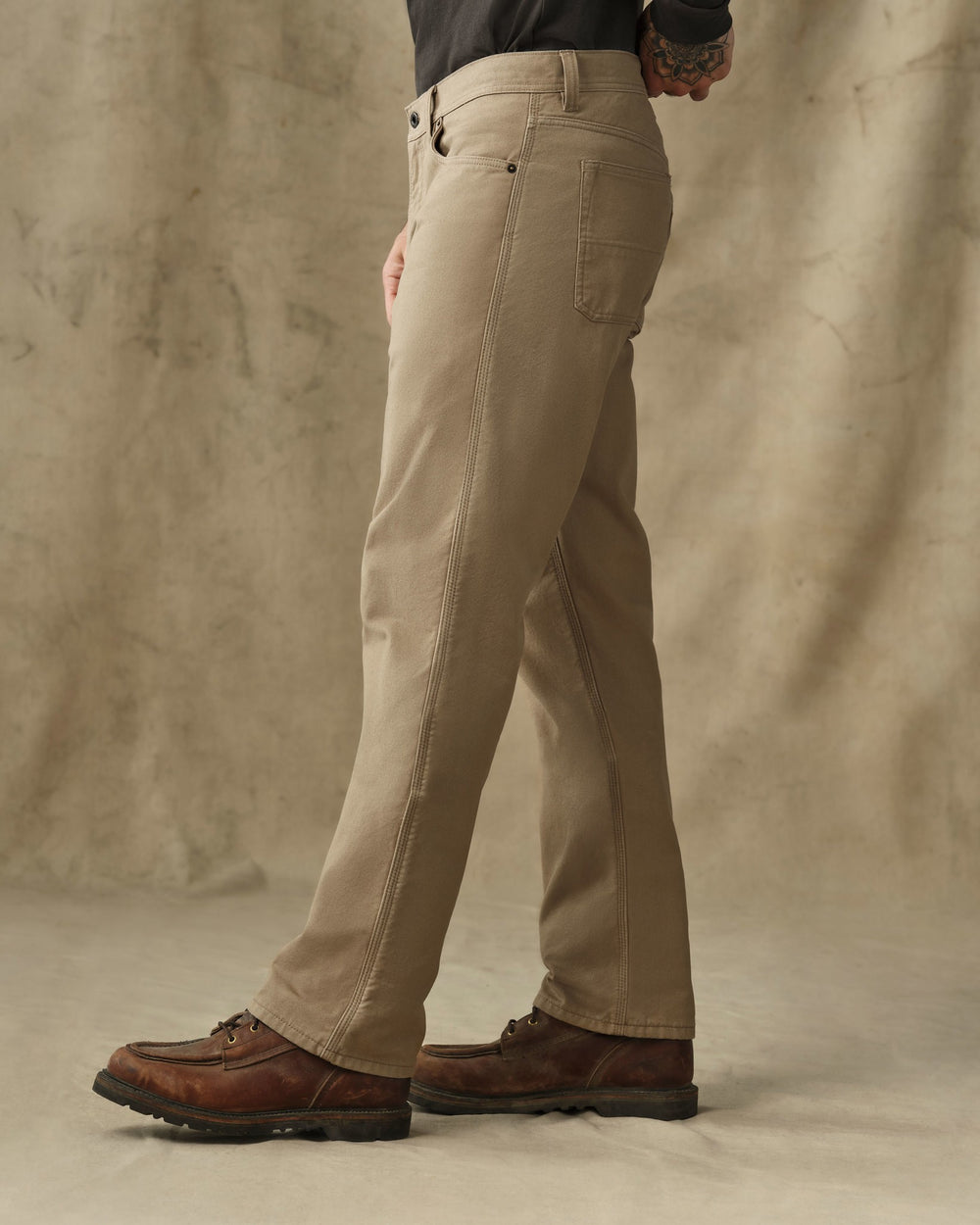Lined Dry Tin Pants - Khaki